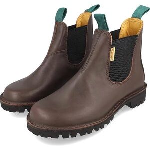 Jim Green Mens Stockman Slip On Boots Water Resistant Full Grain Leather Boot